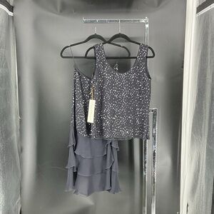 Elegant Black Sleeveless Wedding Dress